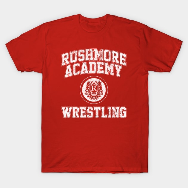 Rushmore Academy Wrestling T-Shirt by huckblade